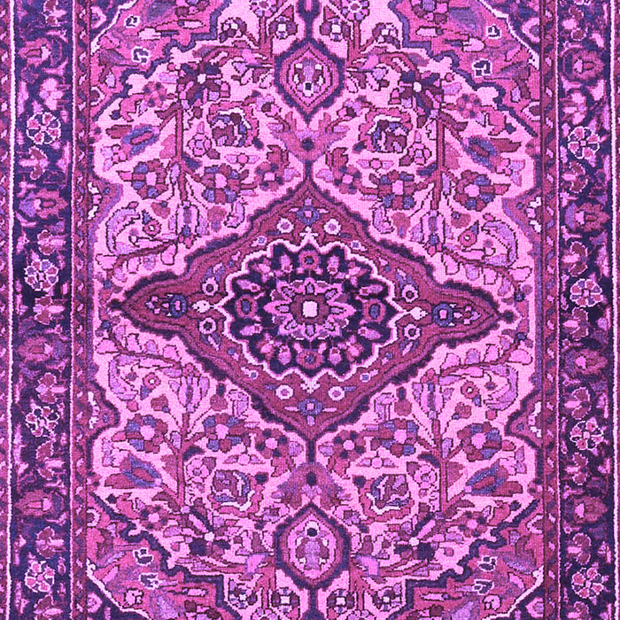 Medallion Purple Traditional Rug, tr4725pur