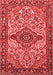 Medallion Red Traditional Area Rugs