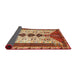 Sideview of Traditional Sandy Brown Persian Rug, tr4726