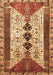 Machine Washable Persian Brown Traditional Rug, wshtr4726brn