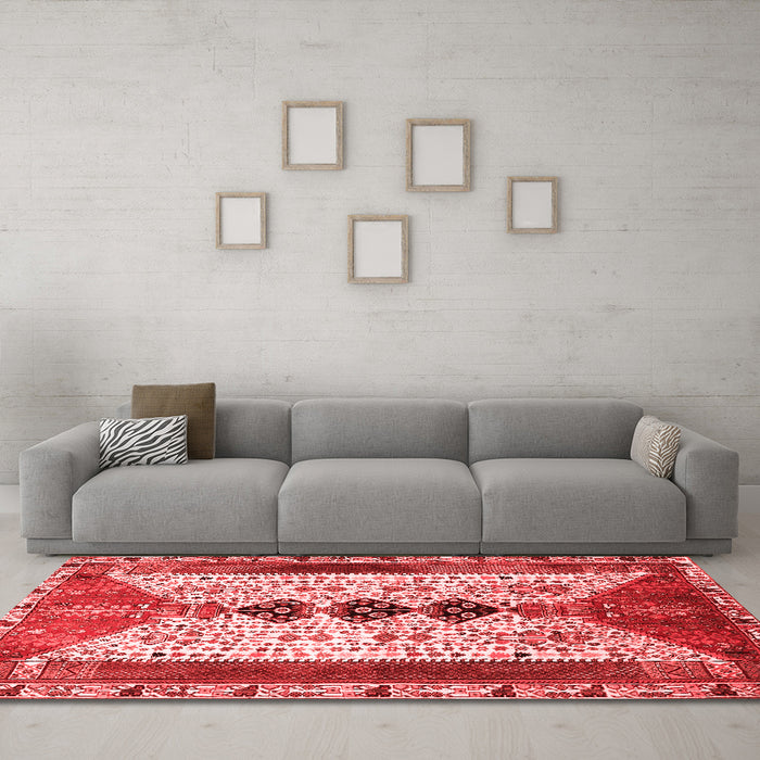 Traditional Red Washable Rugs