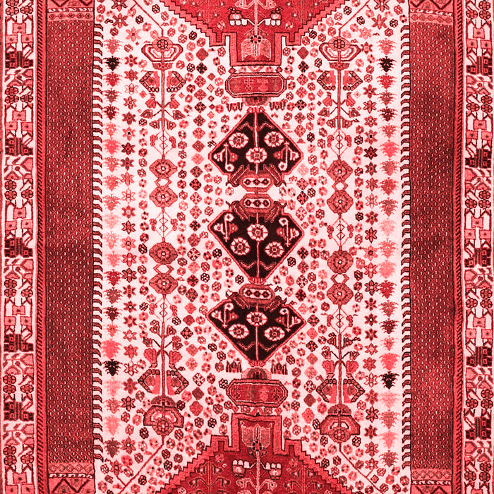 Machine Washable Persian Red Traditional Rug, wshtr4726red