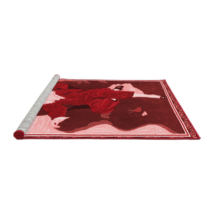 Traditional Red Washable Rugs