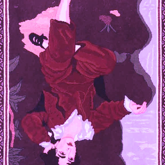 Persian Purple Traditional Rug, tr4727pur