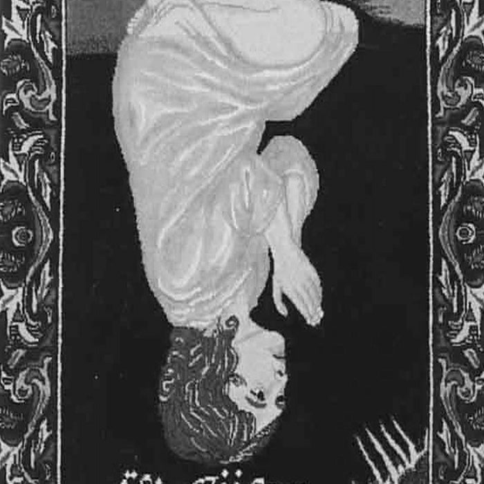 Serging Thickness of Machine Washable Persian Gray Traditional Rug, wshtr4728gry