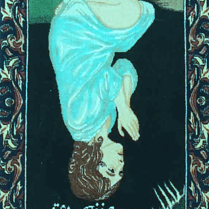 Persian Light Blue Traditional Rug, tr4728lblu