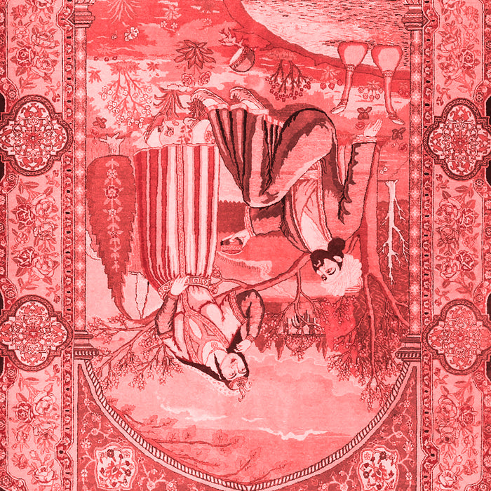 Persian Red Traditional Area Rugs