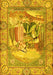 Persian Yellow Traditional Rug, tr4729yw