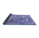 Sideview of Persian Blue Traditional Rug, tr4729blu