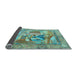 Sideview of Persian Light Blue Traditional Rug, tr4729lblu