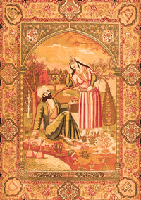 Persian Orange Traditional Rug, tr4729org