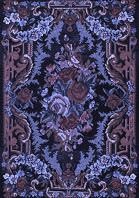 Medallion Blue French Rug, tr472blu