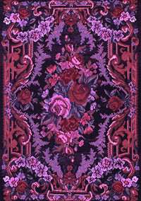 Medallion Purple French Rug, tr472pur