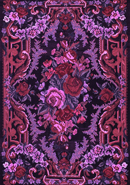 Medallion Purple French Rug, tr472pur