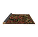 Sideview of Medallion Brown French Rug, tr472brn