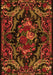 Medallion Orange French Rug, tr472org