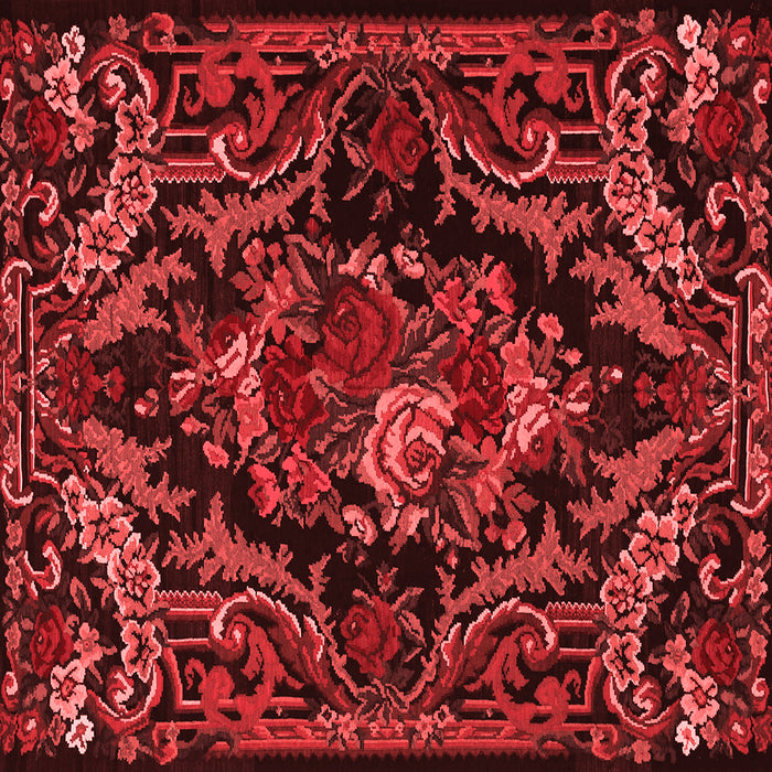 Medallion Red French Rug, tr472red