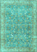Persian Turquoise Traditional Rug, tr4730turq