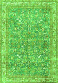 Persian Green Traditional Rug, tr4730grn
