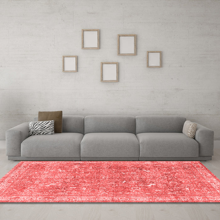 Traditional Red Washable Rugs