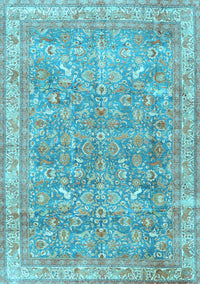 Persian Light Blue Traditional Rug, tr4730lblu