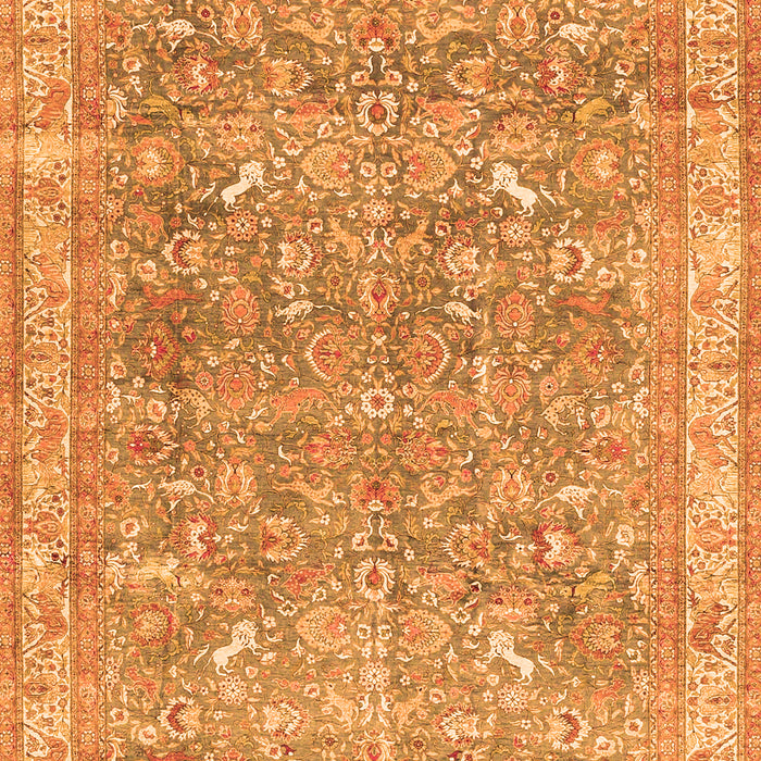 Persian Orange Traditional Rug, tr4730org