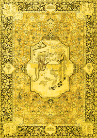 Persian Yellow Traditional Rug, tr4731yw