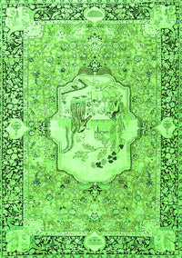 Persian Green Traditional Rug, tr4731grn