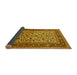 Sideview of Persian Yellow Traditional Rug, tr4732yw