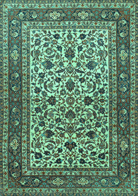 Persian Turquoise Traditional Rug, tr4732turq