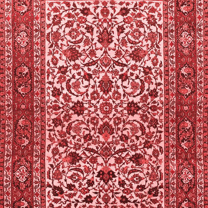 Machine Washable Persian Red Traditional Rug, wshtr4732red