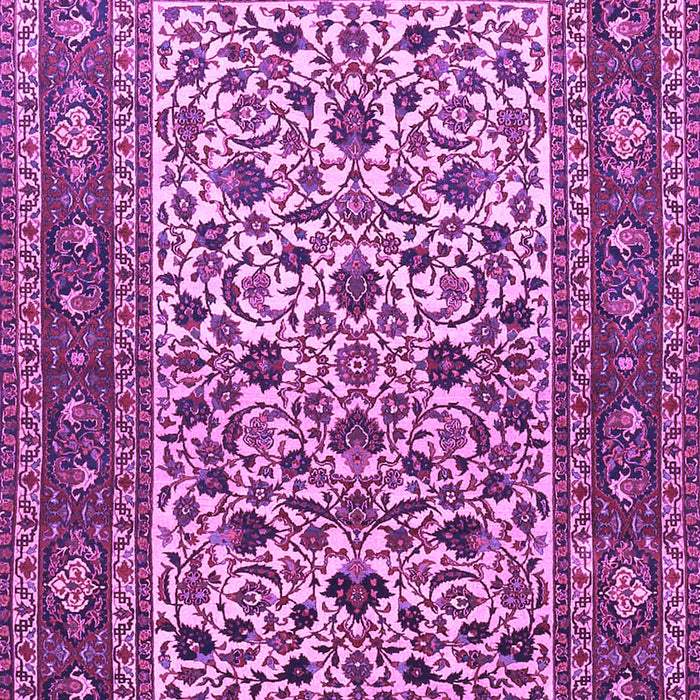 Machine Washable Persian Purple Traditional Area Rugs, wshtr4732pur