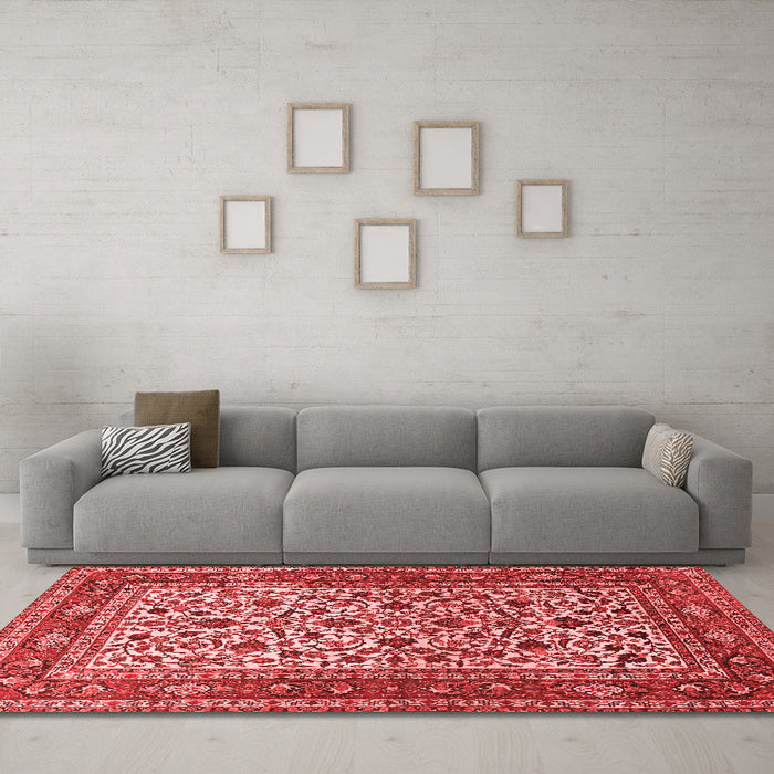 Traditional Red Washable Rugs