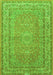 Medallion Green Traditional Rug, tr4733grn