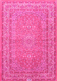 Medallion Pink Traditional Rug, tr4733pnk