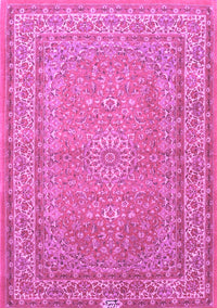 Medallion Purple Traditional Rug, tr4733pur