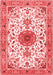 Medallion Red Traditional Area Rugs