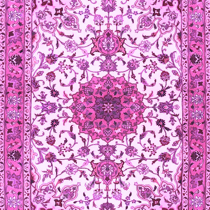 Medallion Purple Traditional Rug, tr4734pur