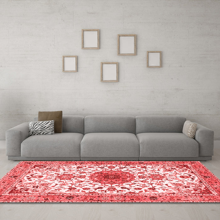 Traditional Red Washable Rugs