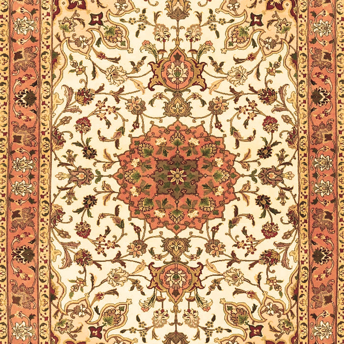 Medallion Brown Traditional Rug, tr4734brn