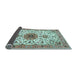 Sideview of Medallion Light Blue Traditional Rug, tr4734lblu