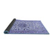 Sideview of Medallion Blue Traditional Rug, tr4735blu