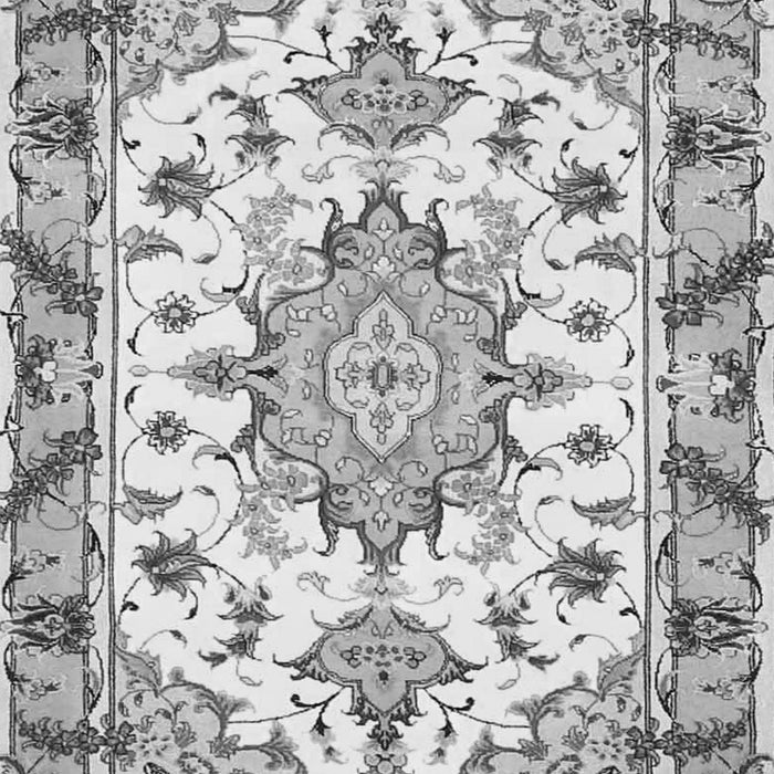 Medallion Gray Traditional Rug, tr4736gry