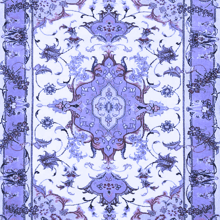 Medallion Blue Traditional Rug, tr4736blu