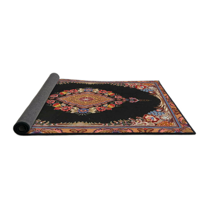 Sideview of Traditional Red Medallion Rug, tr4737