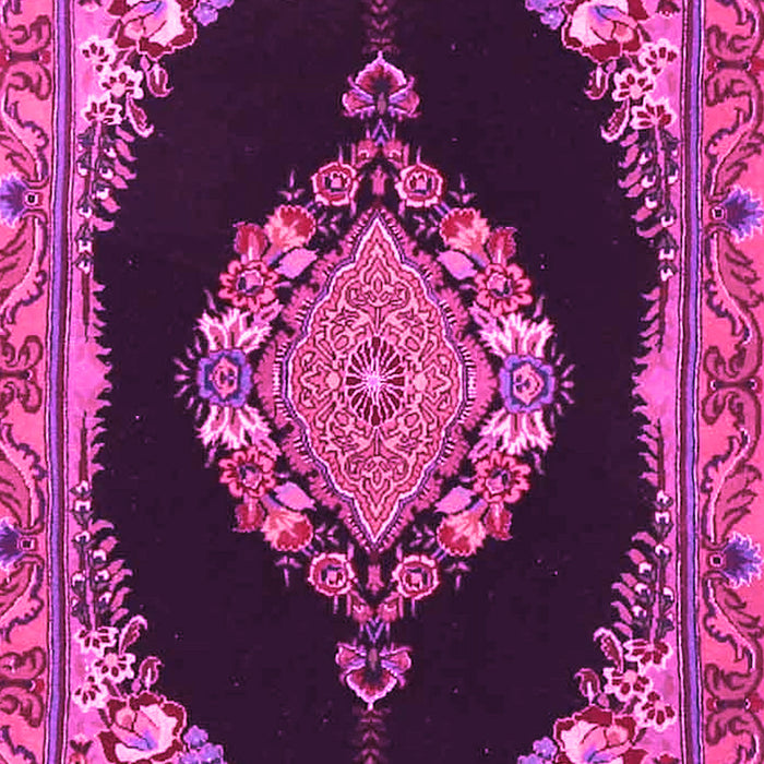 Medallion Pink Traditional Rug, tr4737pnk