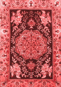 Medallion Red Traditional Rug, tr4738red