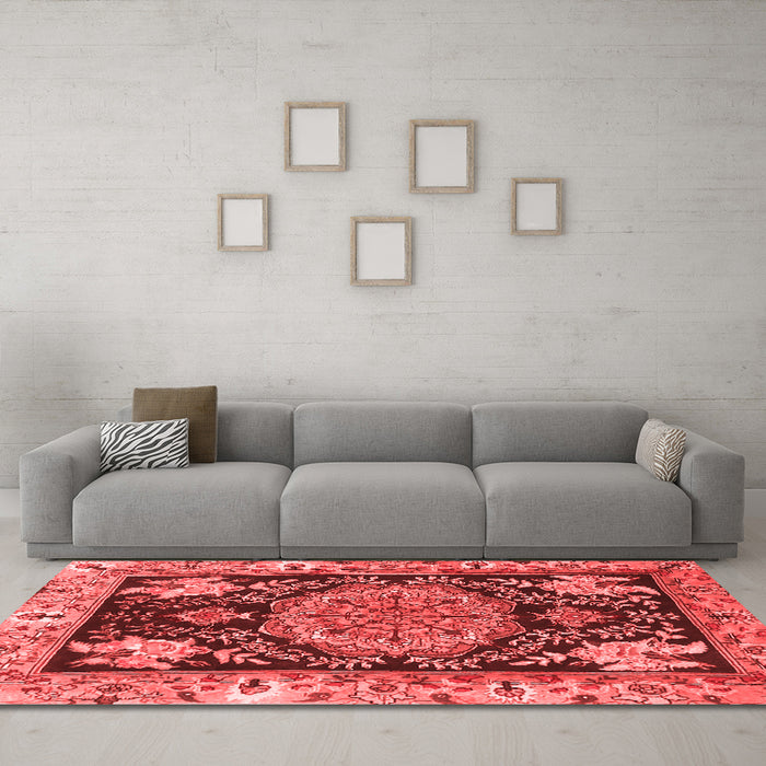 Traditional Red Washable Rugs