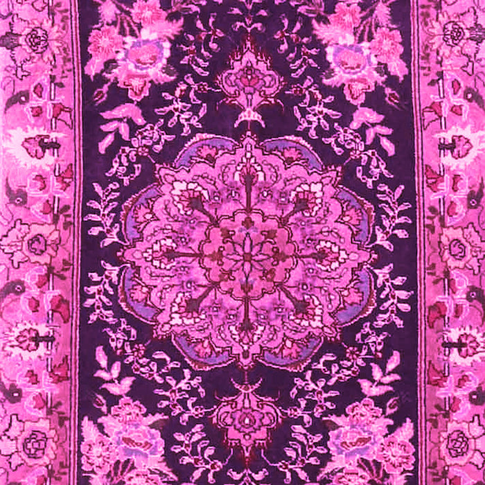Medallion Pink Traditional Rug, tr4738pnk