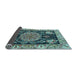 Sideview of Medallion Light Blue Traditional Rug, tr4738lblu